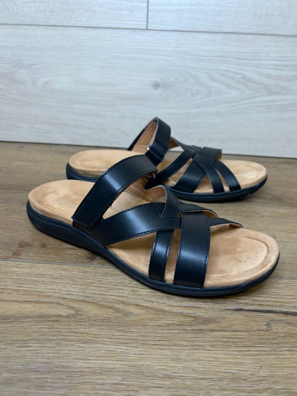 Easy Spirit Women's Waylin Sandals Black 7.5M
